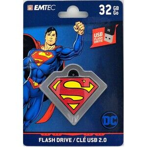 EMTEC DC Superman 32GB USB Flash Drive USB 2.0 New Sealed